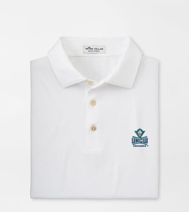 UNCW Solid Performance Jersey Polo